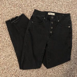 Madewell 10” high rise skinny jeans